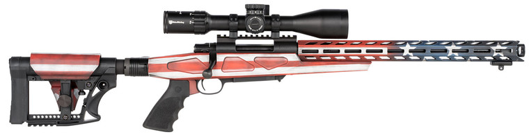 Howa Legacy HFLG30816 American Flag Chassis Gen-2 Bolt Action .308 Win 16.25" 10+1 RWB Flag Finish w/ Nikko Sterling Diamond 30mm 4-16x50 Optic with Mounts