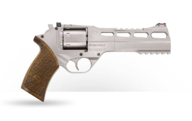 Chiappa Firearms 340.224 Rhino Revolver 60DS .357 Mag 6" 6 Rounds Nickel Plated/Walnut
