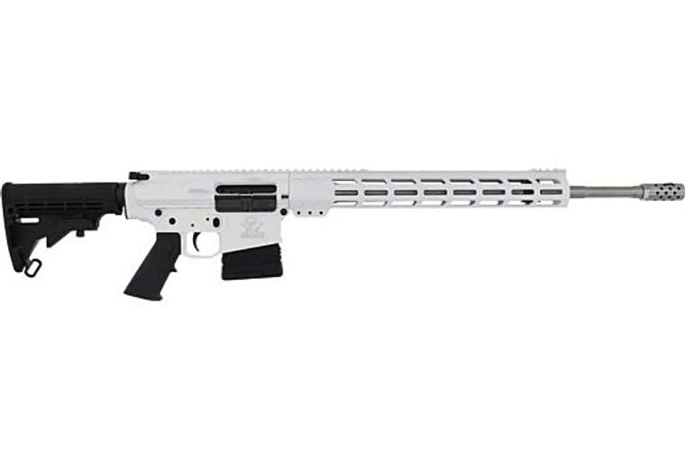 Great Lakes Firearms GL1065SSWHT Semi-Auto Rifle 6.5 Creedmoor 20" 10+1 Stainless Barrel White Cerakote