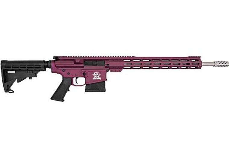 Great Lakes Firearms GL10308SSCHY Semi-Auto Rifle .308 Win 10+1 Stainless Barrel Black Cherry Cerakote
