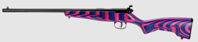 Savage Arms 13797 Rascal Youth .22 LR Bolt Action Rifle 16" Single Shot Pink/Purple