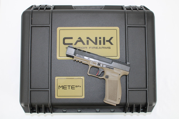 Canik HG7604-N METE SFX Loadout Package Semi-Auto 9mm 5.74" 18+1/20+1 MECANIK M01 Optic Black/FDE 