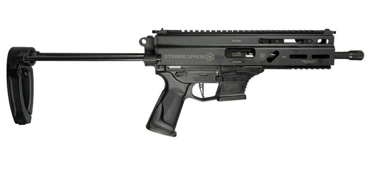 Grand Power StribogSP9A3G-PDW Semi-Auto Pistol 9mm 8" 30+1 W/ Tailhook Black 