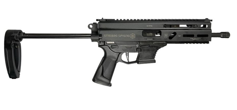 Grand Power StribogSP9A3G-PDW Semi-Auto Pistol 9mm 8" 30+1 W/ Tailhook Black