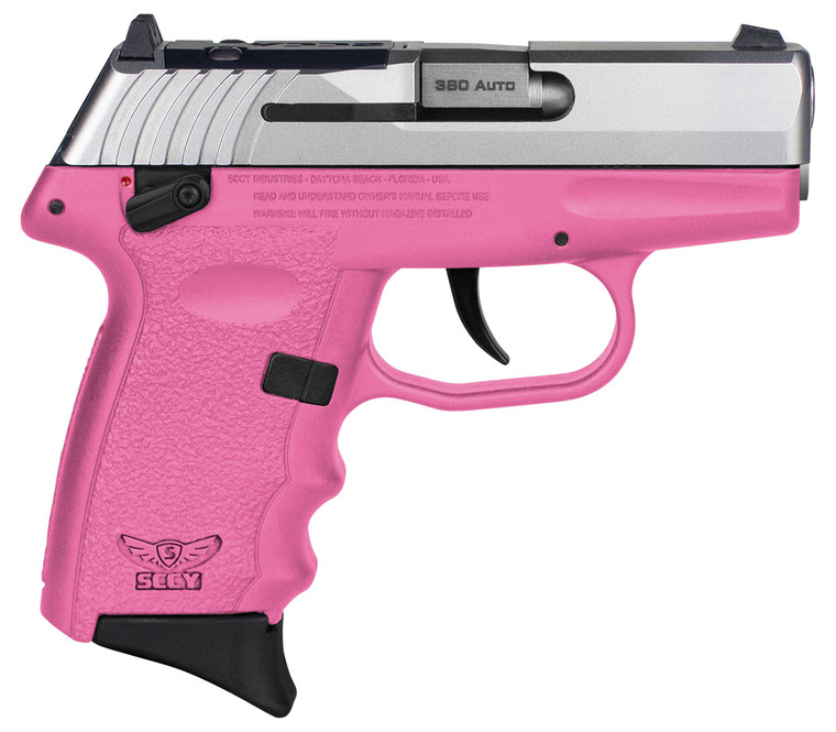 SCCY CPX-4TTPKRDR CPX-4 RDR 380 ACP 2.96" 10+1 SS/Pink