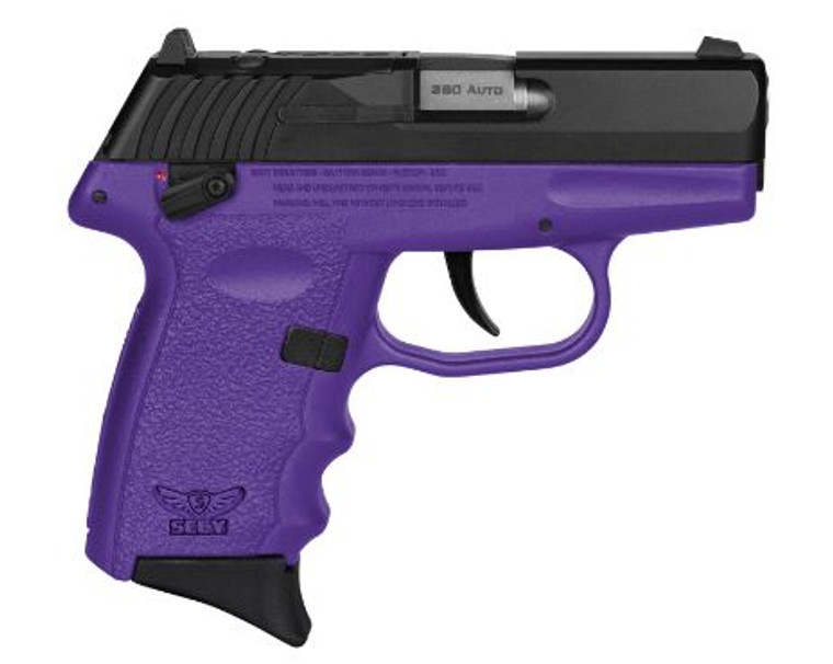 SCCY CPX-4CBPURDR CPX-4 RDR .380 ACP 2.96" 10+1 DAO Black/Purple