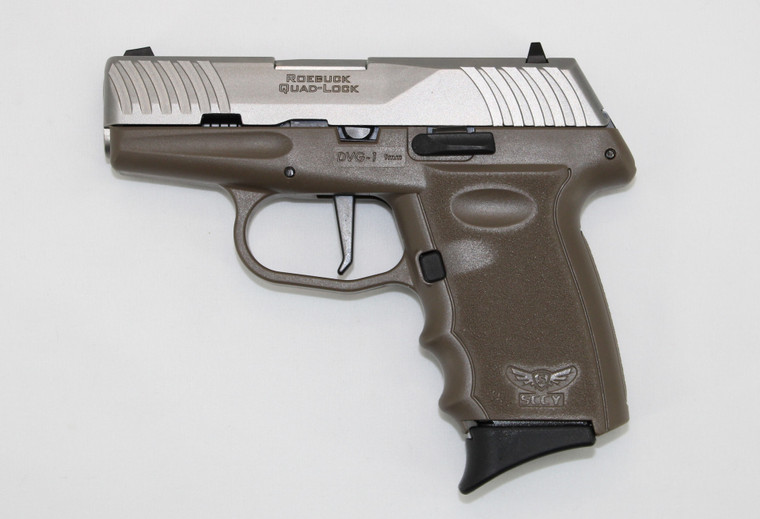 SCCY DVG-1TTDE  DVG-1 9mm 3.1" 10+1 Stainless/Flat Dark Earth