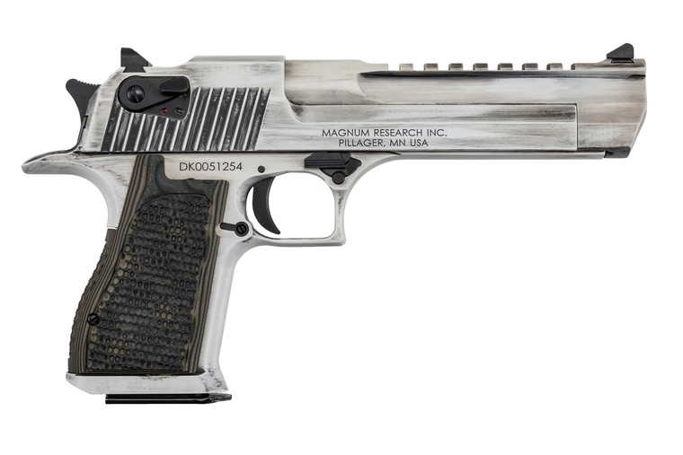 Magnum Research DE50WMD Desert Eagle Mark XIX 6" .50 AE 7+1 White Matte Distressed
