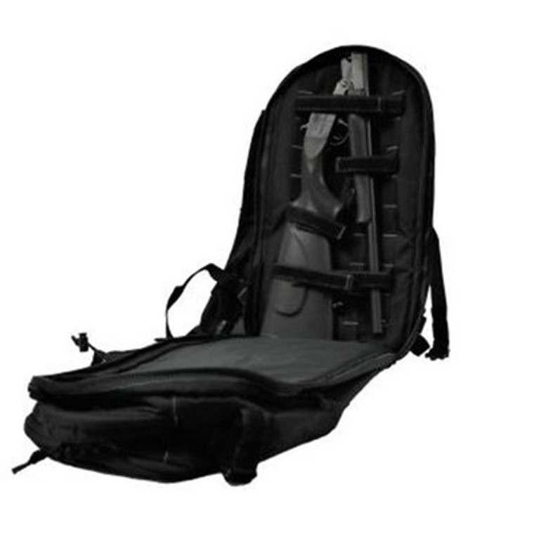 American Tactical ATIG20NMDSURB Nomad  SGS 20 Gauge 18.5" Single Shot Black W/ Black RUKX Gear Survivor Backpack