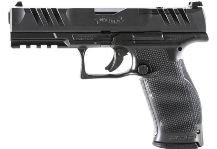Walther 2844001 PDP OR FS 9mm 5" 18+1 Black Polymer