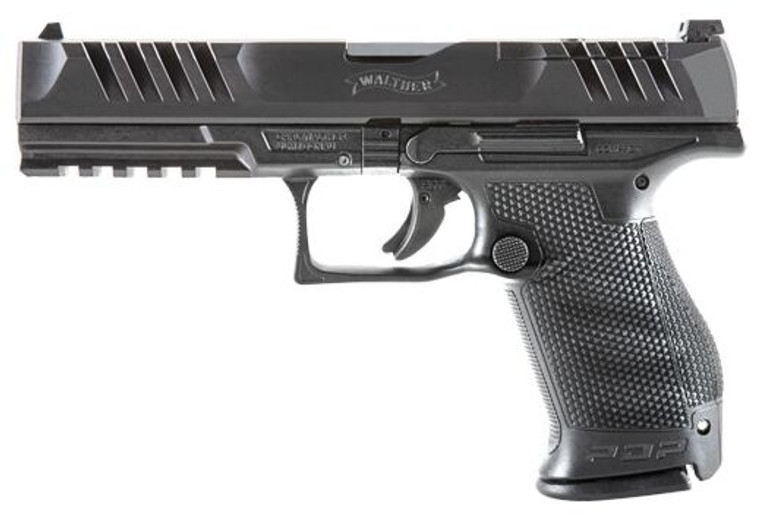 Walther 2844222 PDP OR Compact 9mm 5" 15+1 Black Polymer