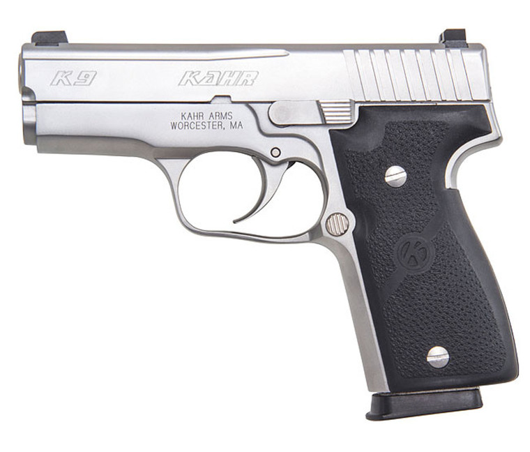 Kahr Arms K9093NA K9 9mm 3.5" 7+1/8+1 Stainless Steel W/ Night Sights