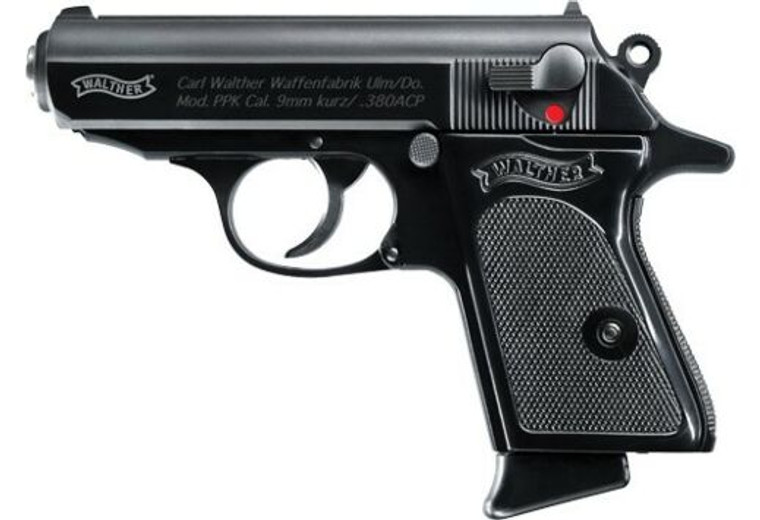 Walther 4796002 PPK .380ACP 3.3" 6+1 Black W/ Black Grips