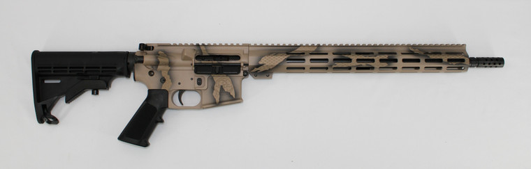 Great Lakes Firearms GL15223S-SND 223 Wylde 16" 30+1 Serpent Sand/Nitride Barrel