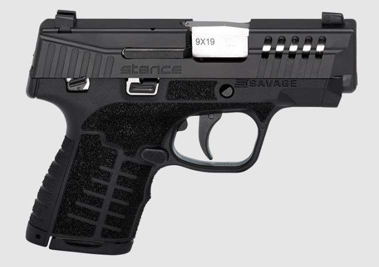 Savage Arms Stance 67036 MC9MS 9mm 3.2" 7+1/10+1 Black w/ Night Sights