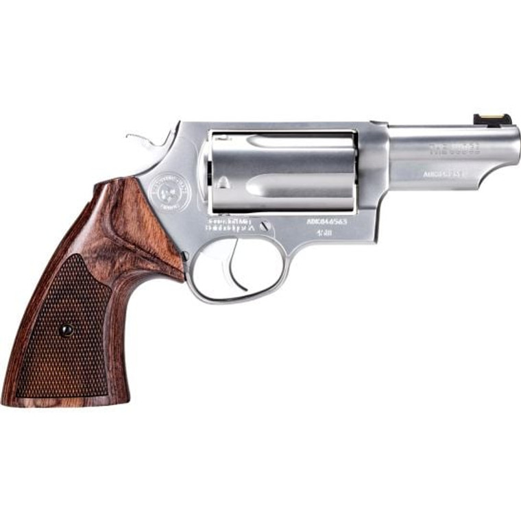 Taurus Judge Executive Grade  2-441EX039 .45 Long Colt/.410 Gauge 3" 5 Rounds  Stainless/Wood