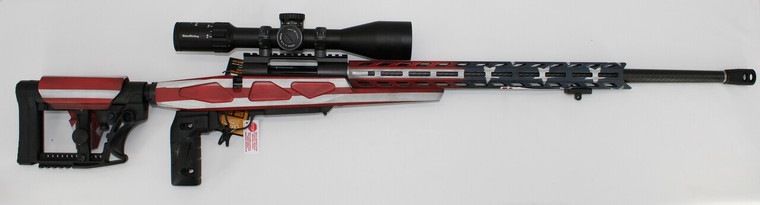 Howa HCRACF308USAMDT M1500 Mini Chassis .308 Win 24" 10+1 USA Flag Cerakote W/ 4-16x50 Scope, 2 Grips, Bipod