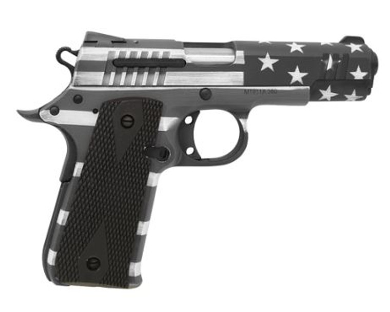 Citadel CIT380USG 1911-A1 Baby Citadel .380 ACP 3.75" 7+1 USA Flag Grayscale