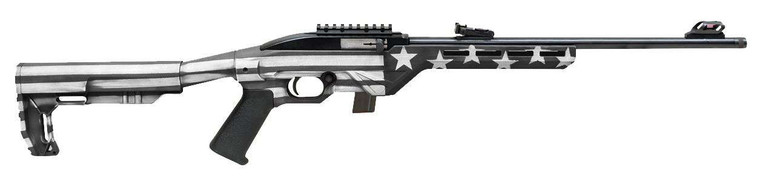 Citadel CIT22LRBUSG Trakr .22LR Semi-Automatic Rifle 18" 10+1 US Flag Grayscale