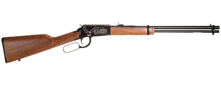 Rossi USA Rio Bravo .22LR 18" Lever Action RL22181WD-EN19 15 Rounds Wood/Black/Eagle Engraving