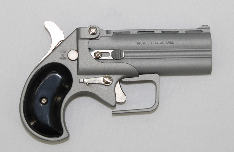 Old West Firearms Derringer BBG38SB Big Bore .38 Special 3.5" Satin/Black Grips