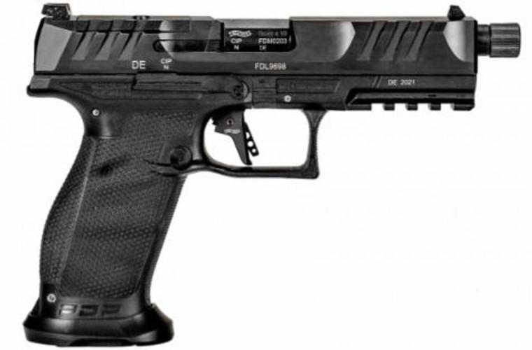 Walther 2842521 PDP FS Pro SD 9mm 5.1" Threaded Barrel 18+1 Black