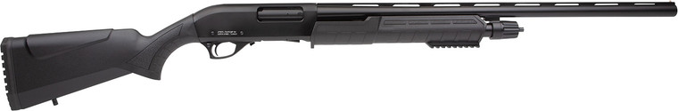 Rock Island Armory YPA12C2224-B Youth Pump Action Combo Field/Deer 12 Gauge Shotgun 5+1 22"/24" Black