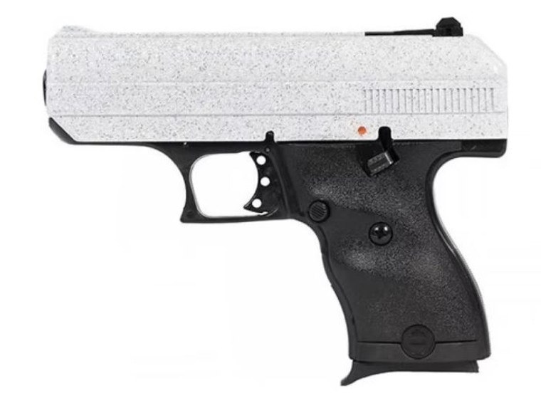 Hi-Point  916WHSP 9mm Compact Poly-Frame Pistol Black/White Sparkle Slide