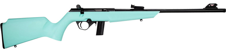 Rossi USA RB22L1611C RB22 Compact Bolt Action Rifle .22LR 16.5" 10+1 Black/Cyan