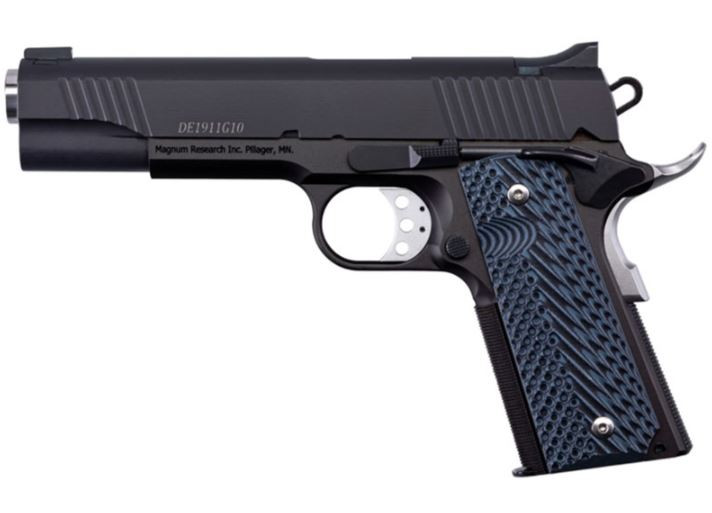 Magnum Research DE1911G10 1911G 10mm 5" 8+1 Black/G10