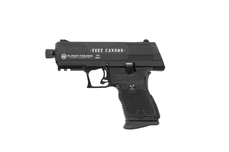 Hi-Point YC9YEET Compact Poly-Frame YEET CANNON YC9 9mm 4.12" Threaded Barrel 10+1 Black 