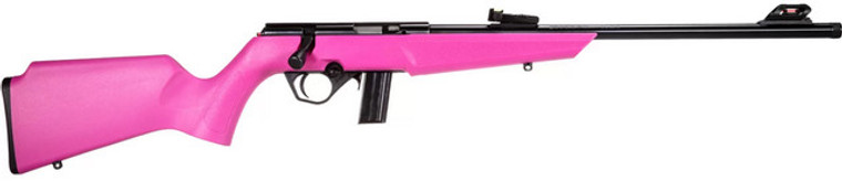 Rossi USA RB22L1611P RB22 Compact Bolt Action Rifle .22LR 16.5" 10+1 Black/Pink