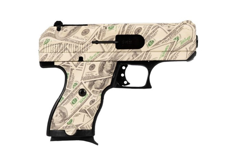 Hi-Point 916MONEY Compact Poly-Framed C9 Pistol 9mm 8+1 3.5" $100 Bill Pattern