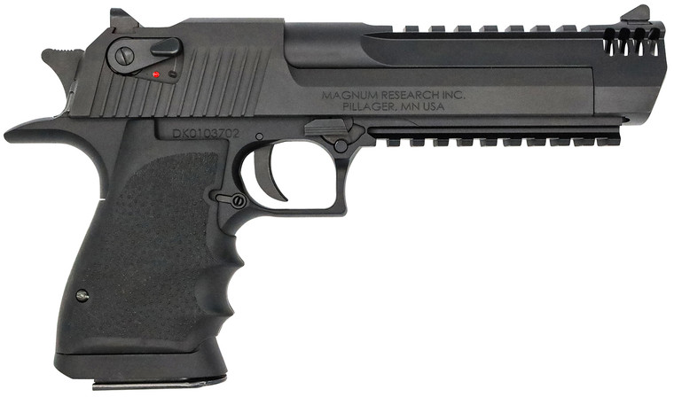 Magnum Research DE44L6IMB Desert Eagle Mark XIX 6" .44 Magnum 8+1 W/ Integral Muzzle Brake & Picatinny Rail Matte Black 