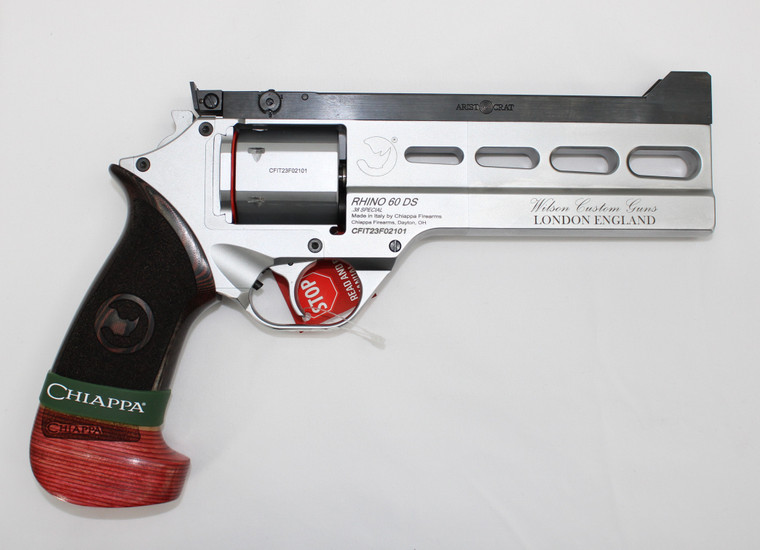 Chiappa Firearms 340.302 Rhino Revolver Match Master 60DS .38 Special 6" 6 Rounds Grey PVD