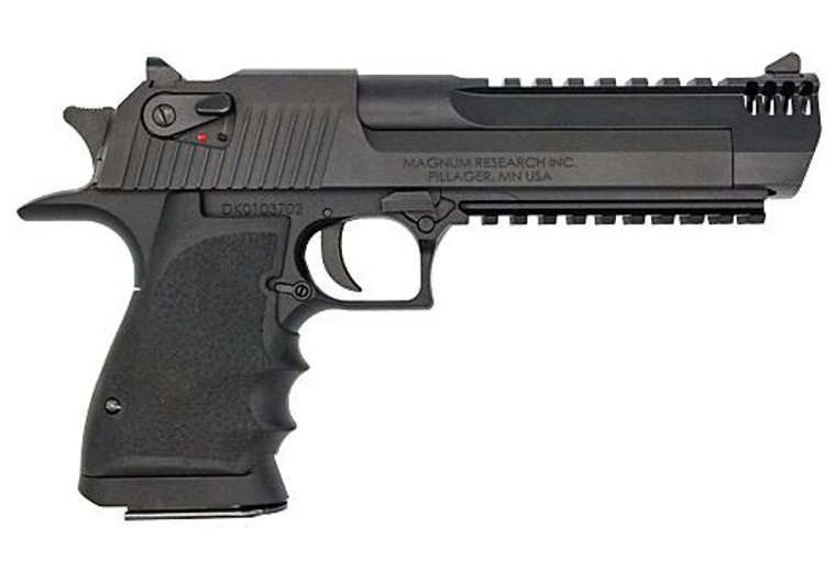 Magnum Research DE429L6IMB  Desert Eagle Mark XIX 6" .429DE 7+1 W/ Integral Muzzle Brake Black Aluminum Frame