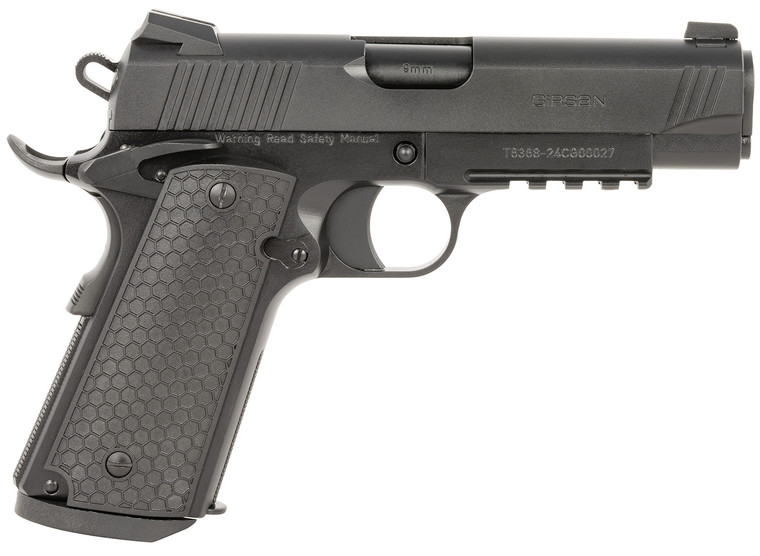 EAA Girsan 392075 MC1911 Untouchable Compact 9mm 4.4" 9+1 Black