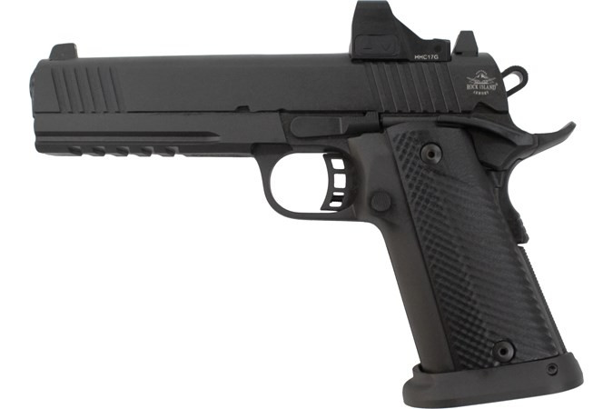 Rock Island Armory 51400 M1911-A2 Tac Ultra FS 9mm 17+1 Black W/ Red
