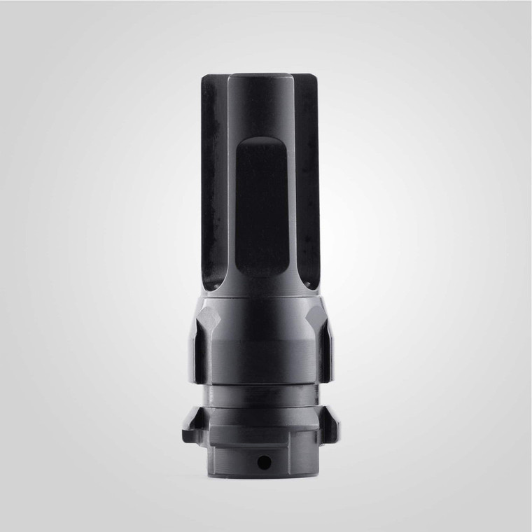 Dead Air Silencers DA305 Keymo Flash Hider Scar17/Muzzle Shoulder 5/8-24 7.62mm (.30 Cal) Black