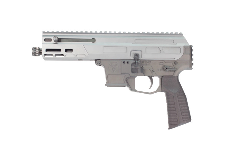 Matador Arms MATK-9G-G/G 9mm Pistol K Roller Delayed 5" Threaded Barrel w/ Ambi Mag Release Glock Compatible 33+1 Gray/Gray