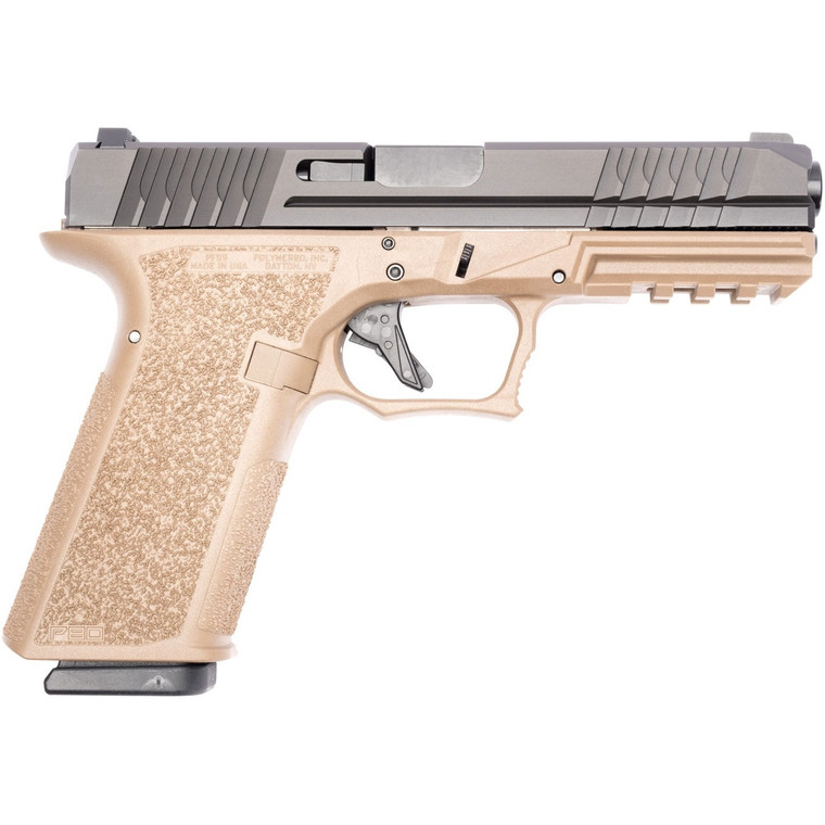 Polymer80 P80-PFS9-CMP-FDE Completed Full Size 9mm 4.5" 17+1 FDE/Black