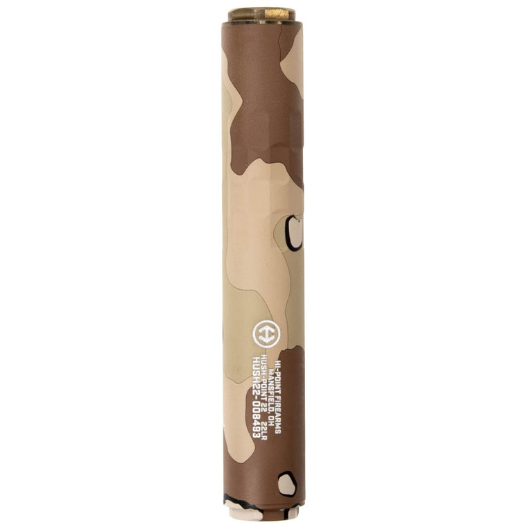 Hi-Point HP22DS Hush-Point 22 Rimfire Suppressor 1/2x28 TPI Direct Thread Desert Storm