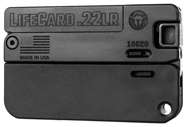 Trailblazer Firearms LC1-P LifeCard .22 LR Single Shot Black Polymer Handle
