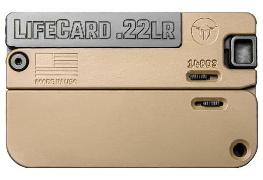 Trailblazer Firearms LC1-MT LifeCard .22 LR Single Shot McMillan Tan
