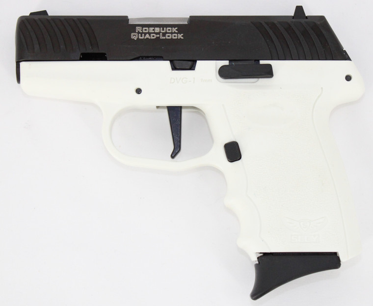 SCCY DVG-1CBWT 9mm 10+1 3.1" Black/White