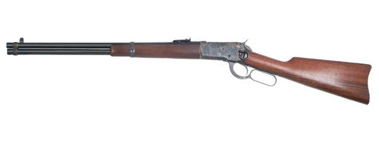 Cimarron AS612 .45 LC 1892 Solid Saddle Ring Lever-Action Carbine 20" Walnut/Color Case Finish