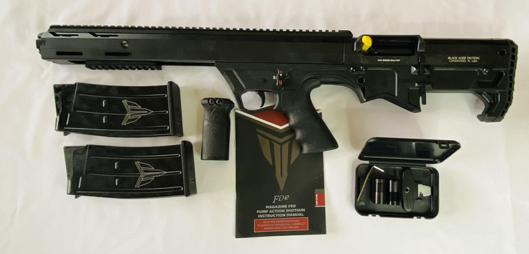 Black Aces Tactical Pro Series FD12 Bullpup Pump 12 Gauge 18.5" 5+1 Left Side Eject Black