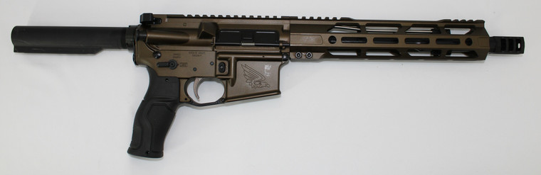 Core Elite Ops CEO15P03 Battle Series Pistol 5.56 NATO 10.5" Midnight Bronze Cerakote