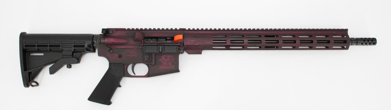 Great Lakes Firearms GL15223B-CHY 223 Wylde 16" 30+1 Battleworn Black Cherry Cerakote/Nitride Barrel