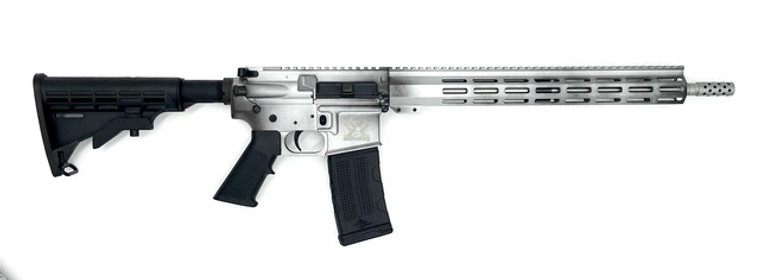 Great Lakes Firearms GL15223SSB-ALM 223 Wylde 16" 30+1 Battleworn Aluminum Cerakote/Stainless Barrel